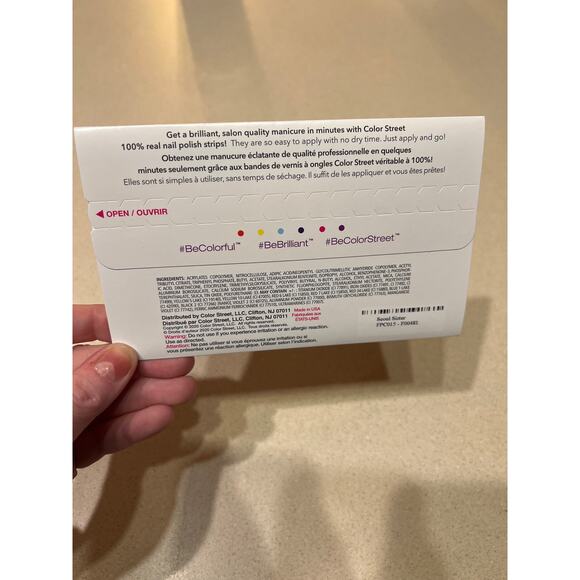 Color Street Pedicure Sets in Fuchsia (Seoul Sister) TWO SETS!! - Picture 2 of 3